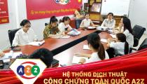 Dịch Hợp Đồng Tiếng Hàn Tại A2Z Huyện Nghĩa Hành