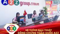Dịch Thuật Công Chứng Tiếng Thái Lan Tại A2Z Huyện Đức Phổ - Dịch Thuật A2Z Uy Tín, Chuyên Nghiệp